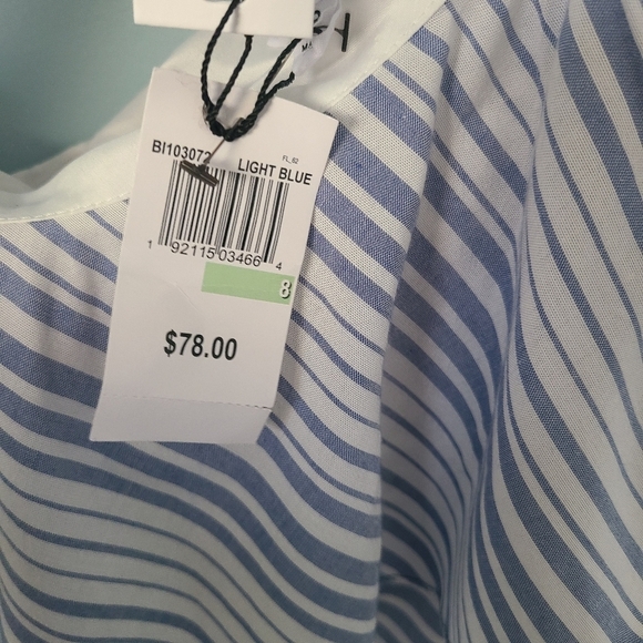 BB Dakota Womens Size 8 "Colleen Romper" Light Blue - Picture 7 of 7